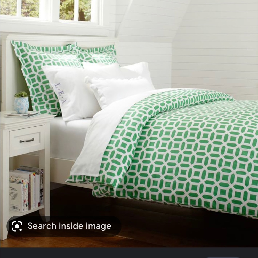 Pottery barn teen full duvet cover and sham new in bag